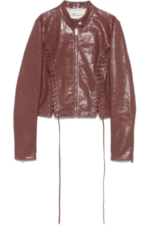 BLUMARINE Veste à effet craquelé
