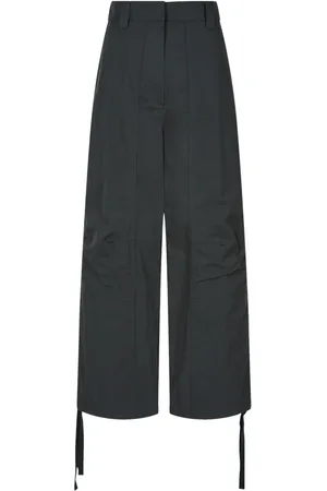 Studio Tomboy Pantalon droit à effet froissé
