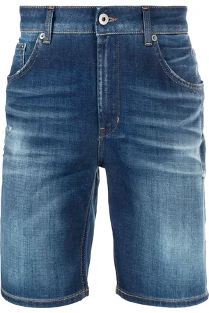 Dondup Short en jean à effet délavé