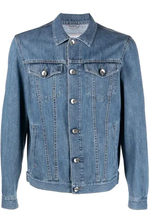 Brunello Cucinelli Veste en jean à coupe quatre poches