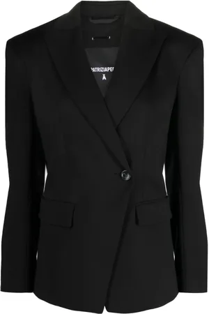 Patrizia Pepe Blazer croisé à revers crantés