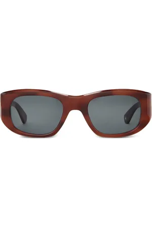 GARRETT LEIGHT Lunettes de soleil à monture géométrique