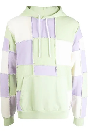MARCELO BURLON Hoodie en coton à design patchwork