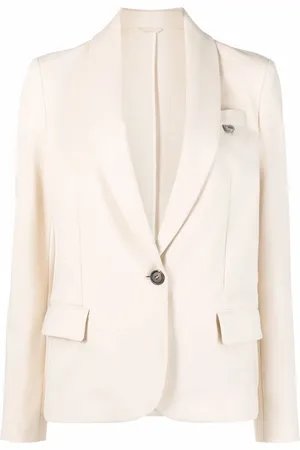 Brunello Cucinelli Blazer à simple boutonnage