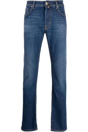 Jacob Cohen Jean droit à taille mi-haute