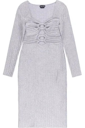 Tom Ford Robe nervurée à découpes