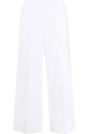 P.A.R.O.S.H. Pantalon Christel à broderie anglaise