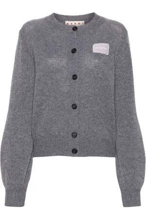 Marni Cardigan en cachemire à patch logo