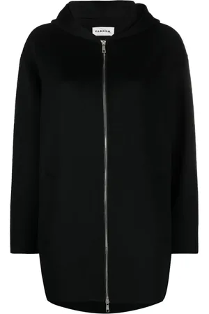 P.A.R.O.S.H. Veste zippée en laine à capuche
