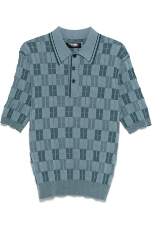 AMIRI Polo à carreaux