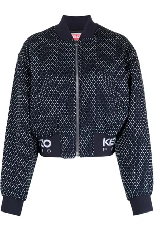 Kenzo Veste bomber Sashiko Stitch à broderies