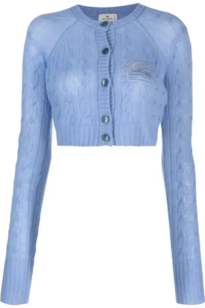 Etro Cardigan en maille torsadée à coupe crop