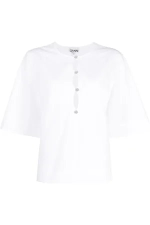 Ganni Blouse à détails de découpes