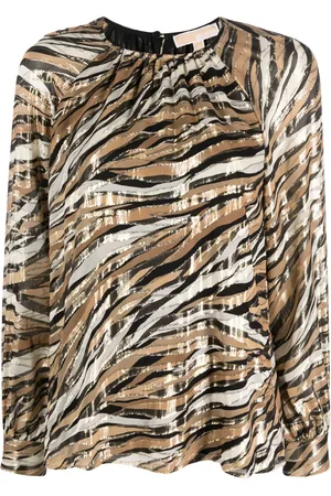 Michael Kors Blouse à imprimé tigre