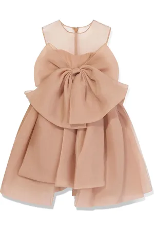 Maison Ava Robe volantée Linette à nœud