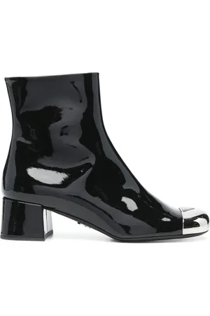 Prada Bottines à plaque logo
