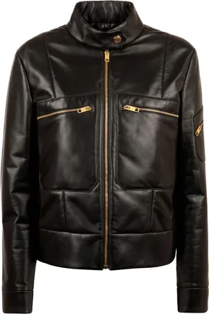 Bally Veste bomber en cuir matelassé