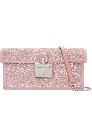 Oscar de la Renta Pochette Alibi à ornements en cristal