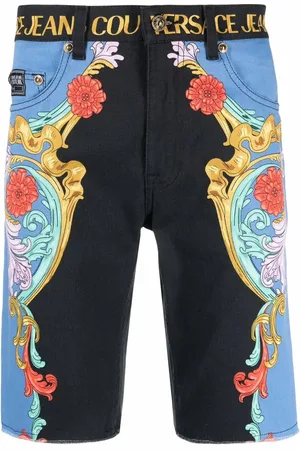 VERSACE Short à imprimé graphique