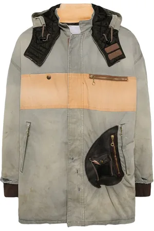 Kolor Veste patchwork à capuche