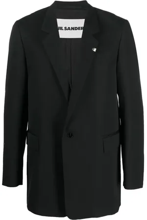 Jil Sander Blazer en laine à simple boutonnage