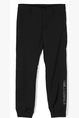 Karl Lagerfeld Pantalon Ceremony à taille à logo