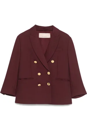 Elisabetta Franchi Blazer à boutonnière croisée
