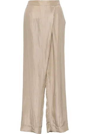 Shanshan Ruan Pantalon en soie