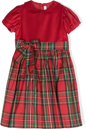 Mariella Ferrari Robe Aline à motif tartan