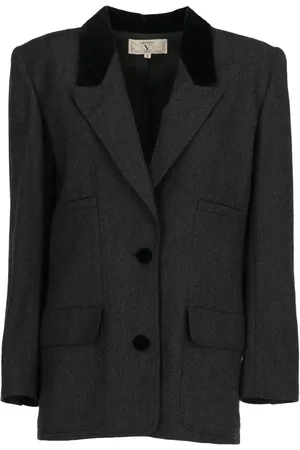 VALENTINO GARAVANI Blazer à simple boutonnage (années 1980)