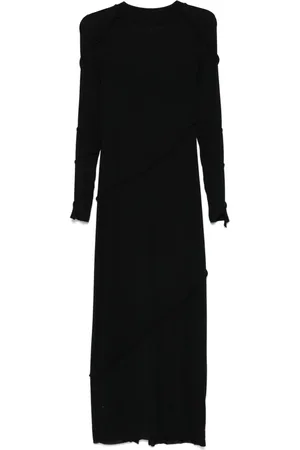 THOM KROM Robe longue à détails de coutures