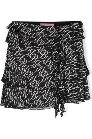 MISS BLUMARINE Minijupe à motif monogrammé