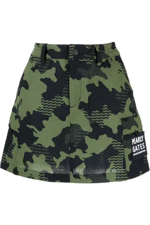 PEARLY GATES Minijupe cargo à imprimé camouflage