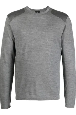 Dunhill T-shirt en maille fine à manches longues