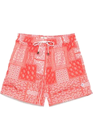 LUIGI BORRELLI NAPOLI Short de bain à imprimé patchwork