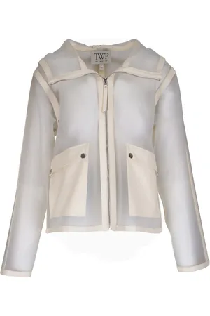 TWP Veste en cuir à capuche