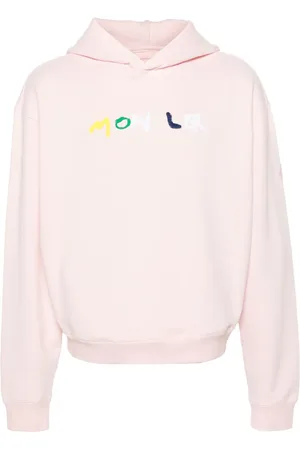 Moncler Hoodie en coton à logo brodé