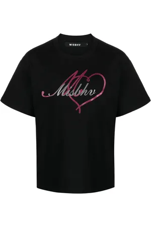 MISBHV T-shirt à logo pailleté