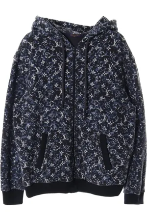 LOUIS VUITTON Hoodie monogrammée à fermeture zippée (années 2010)