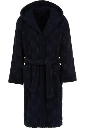 Giorgio Armani Peignoir à logo en jacquard