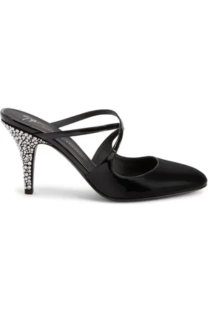 Giuseppe Zanotti Sandales en cuir Marthe à ornements en cristal