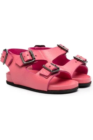 GALLUCCI Sandales en cuir à boucles