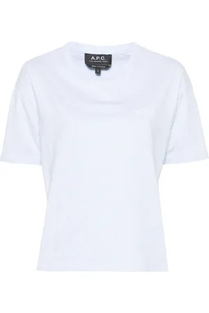 A.P.C. T-shirt en coton à logo floqué