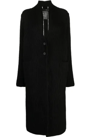 ISABEL BENENATO Manteau nervuré à simple boutonnage