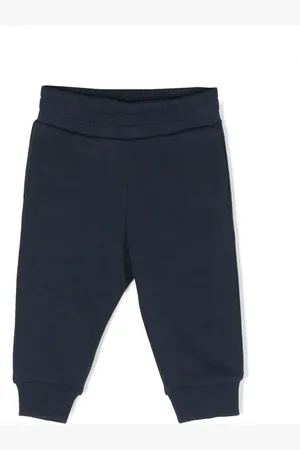 Kenzo Pantalon en coton à patch logo