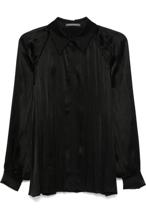 Alberta Ferretti Jupe plissée en satin