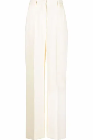 Nanushka Pantalon droit à taille haute