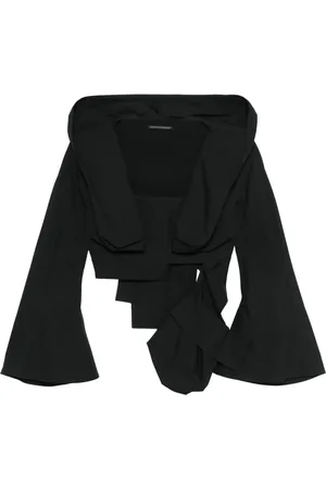 YOHJI YAMAMOTO Veste crop à capuche