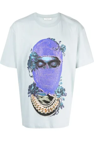 Ih Nom Uh Nit T-shirt Mask Roses en coton