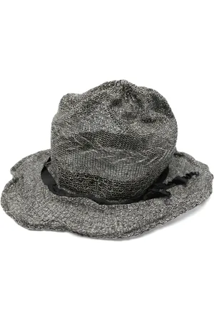 YOHJI YAMAMOTO Chapeau à effet froissé